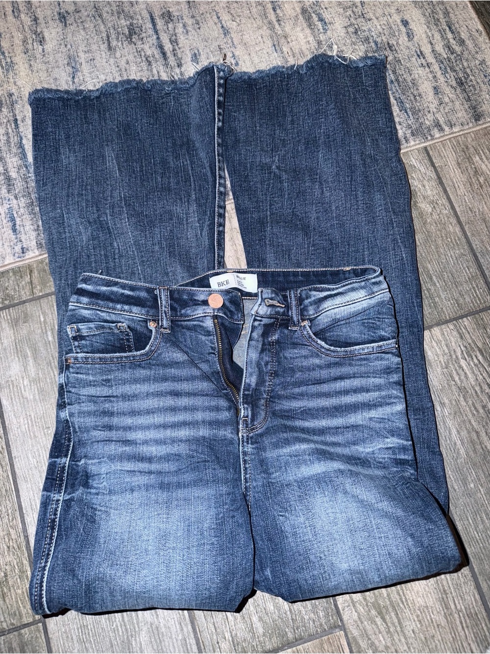 BKE Billie Slim Fit High Rise Super Flare Jeans